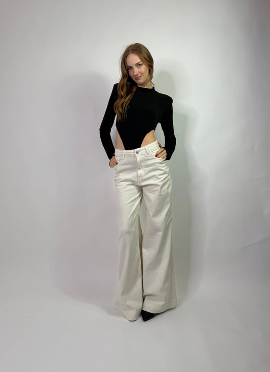 Jeans gamba ampia