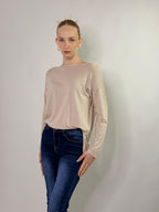 Maglia a righe con spacco laterali
