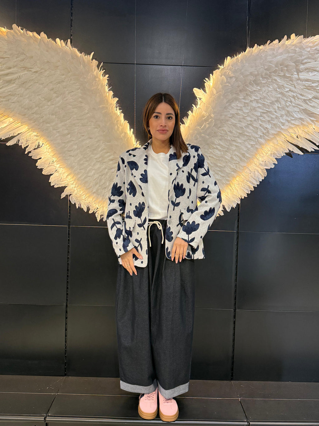 Blazer Fiorito Ricamato