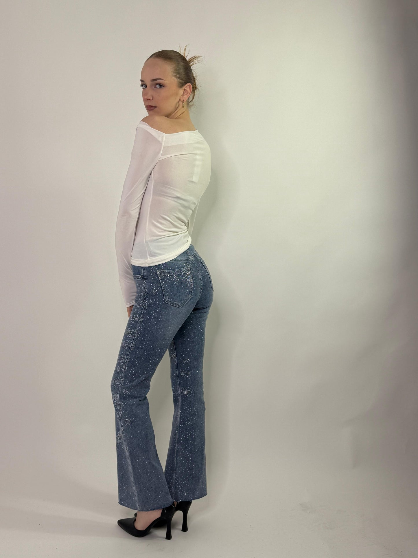 Jeans a zampa Bea