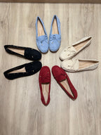 MOCASSINO CAMOSCIO CON LACCI