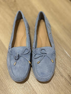 MOCASSINO CAMOSCIO CON LACCI