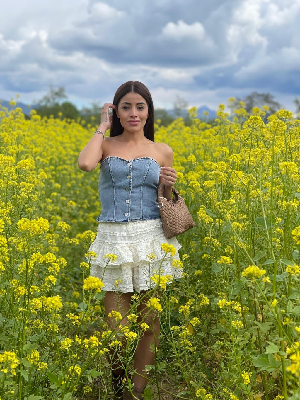 Corsetto in jeans