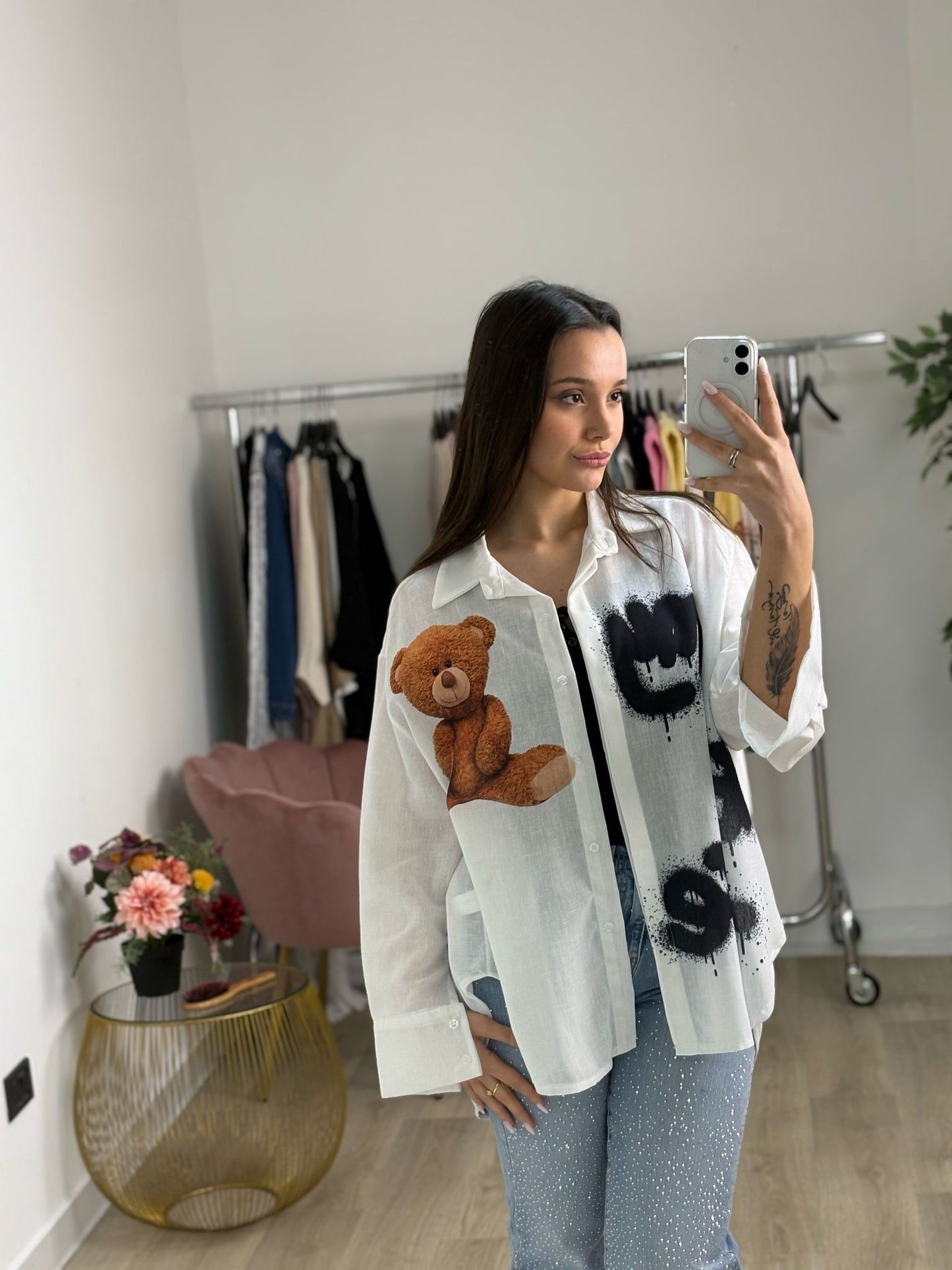 Camicia fantasy lino