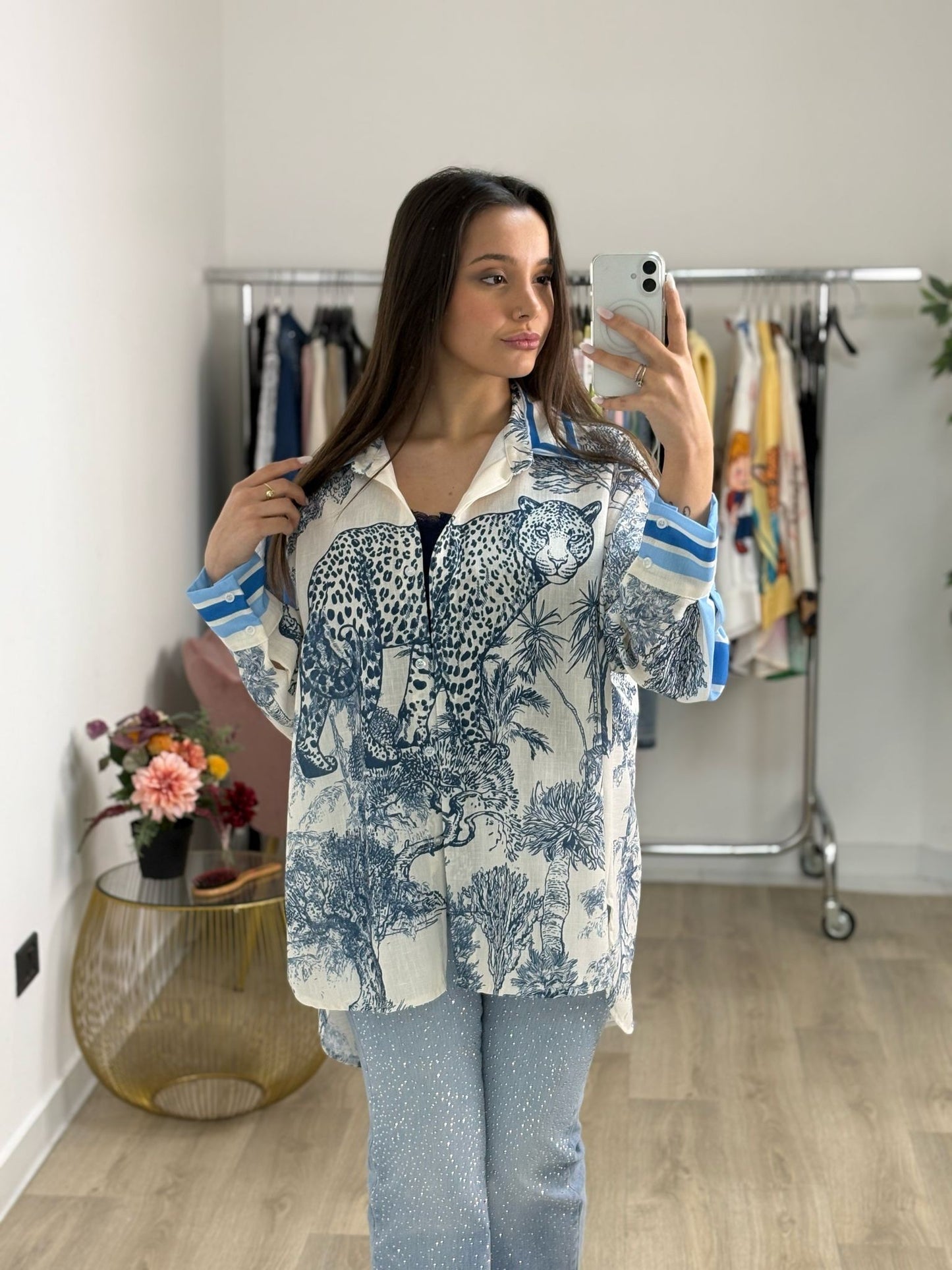 Camicia fantasy lino