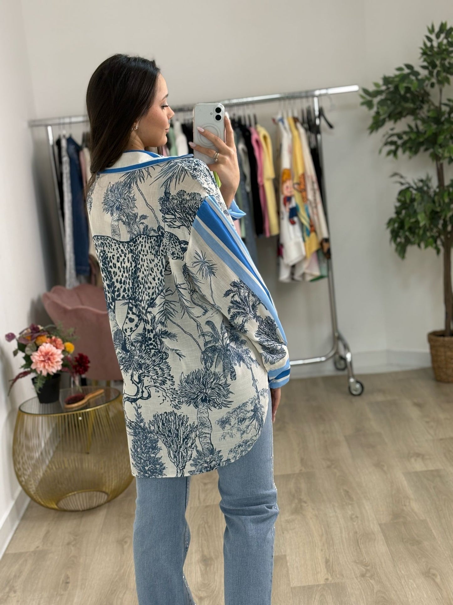 Camicia fantasy lino