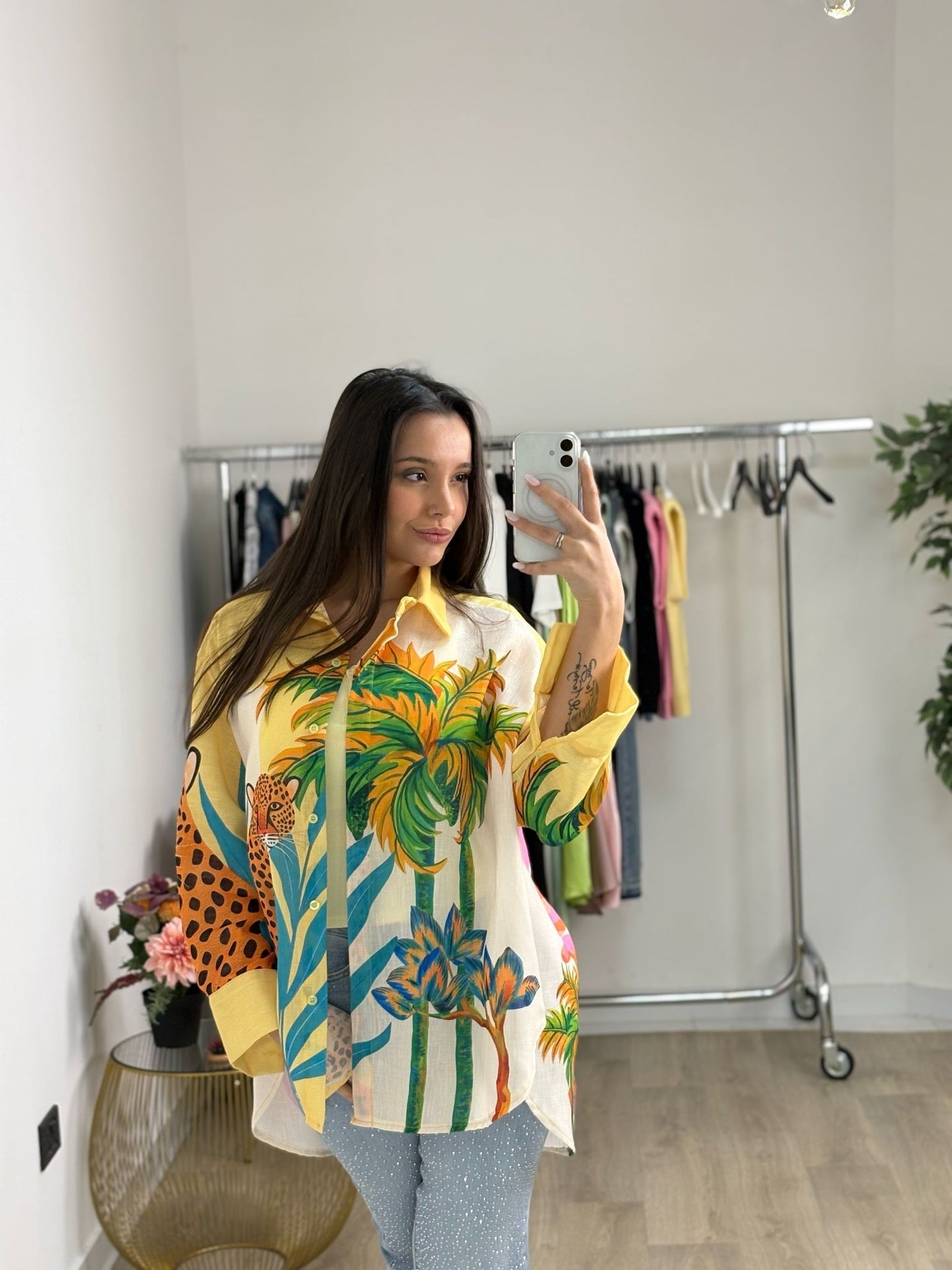Camicia fantasy lino