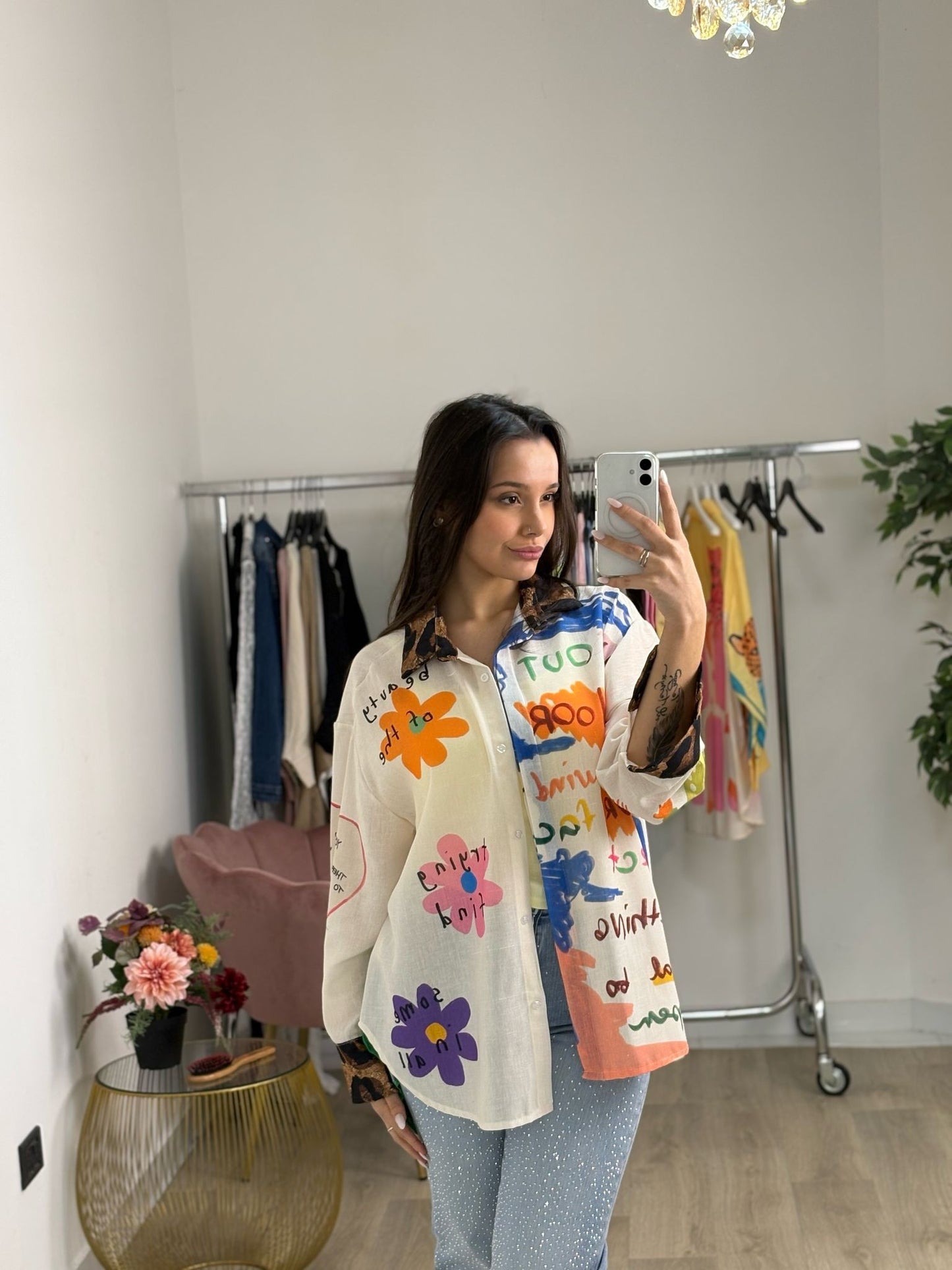 Camicia fantasy lino