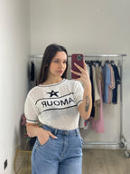 Maglia forato Amour