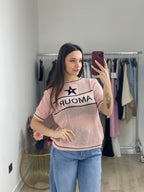 Maglia forato Amour