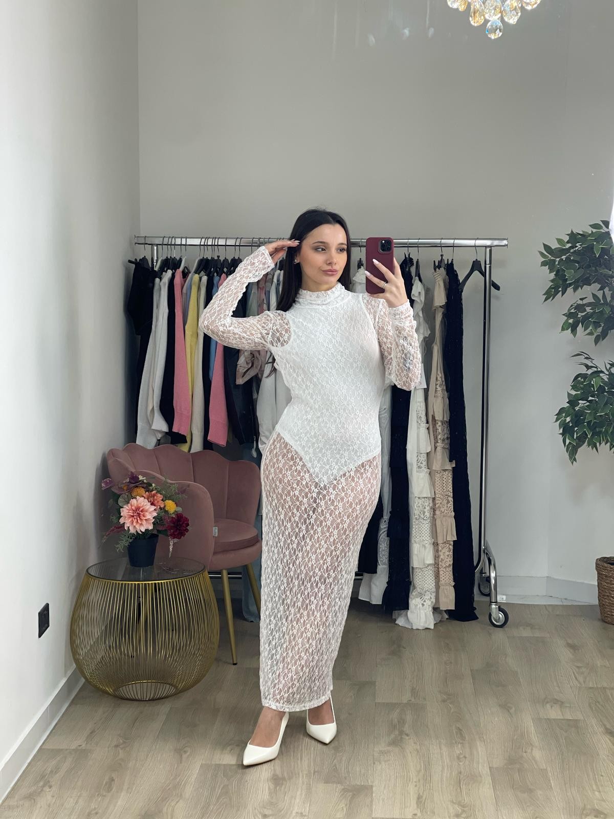 Abito pizzo body