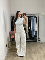 Pantalone tuta a palazzo