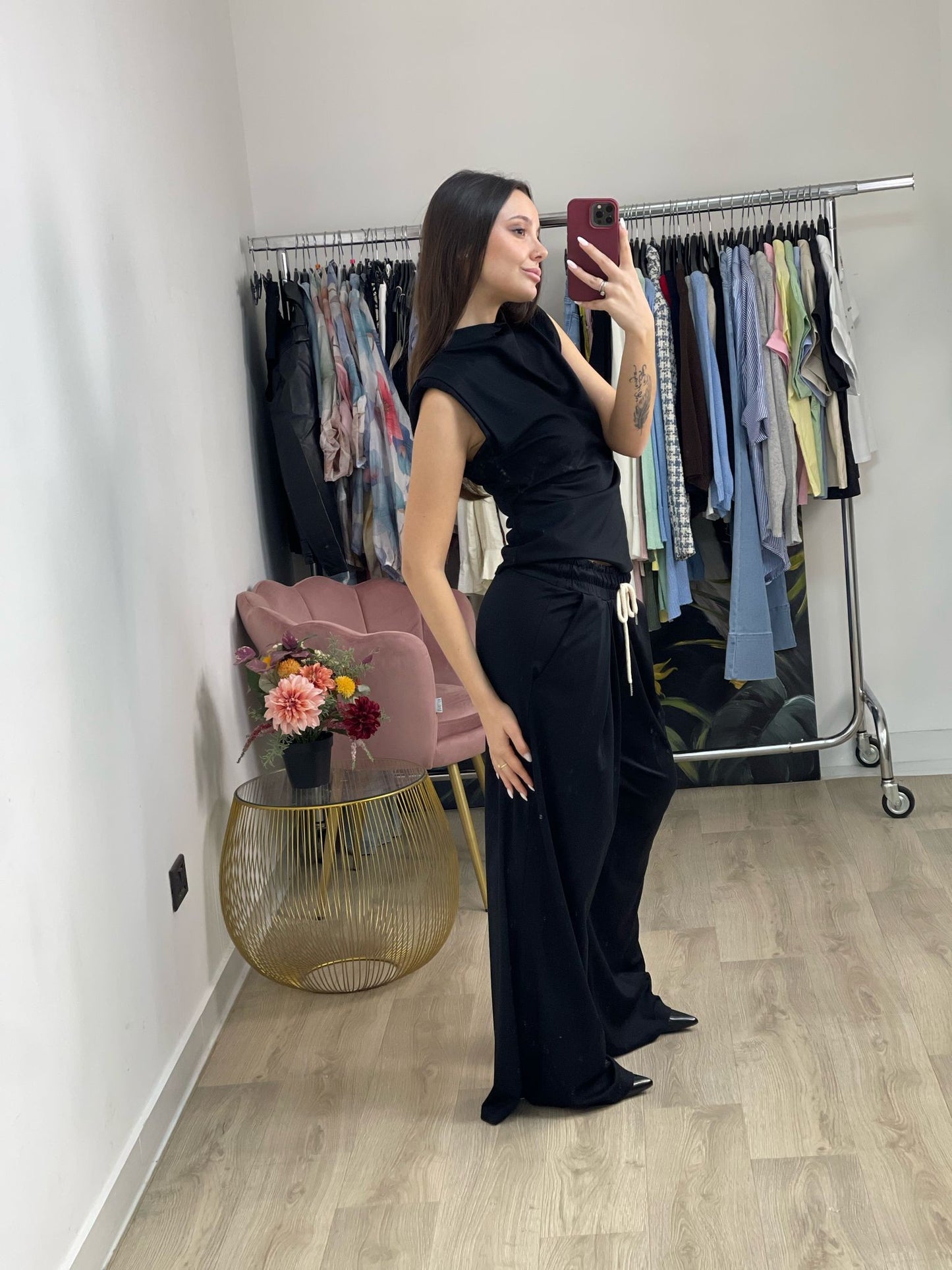 Pantalone tuta a palazzo