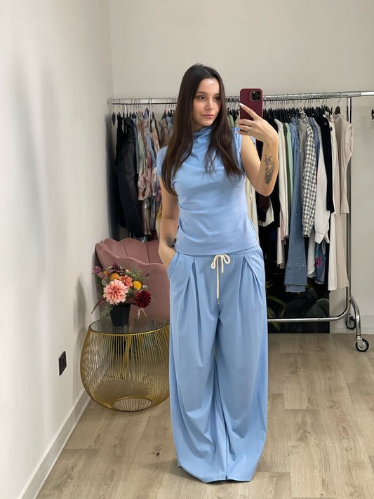 Pantalone tuta a palazzo