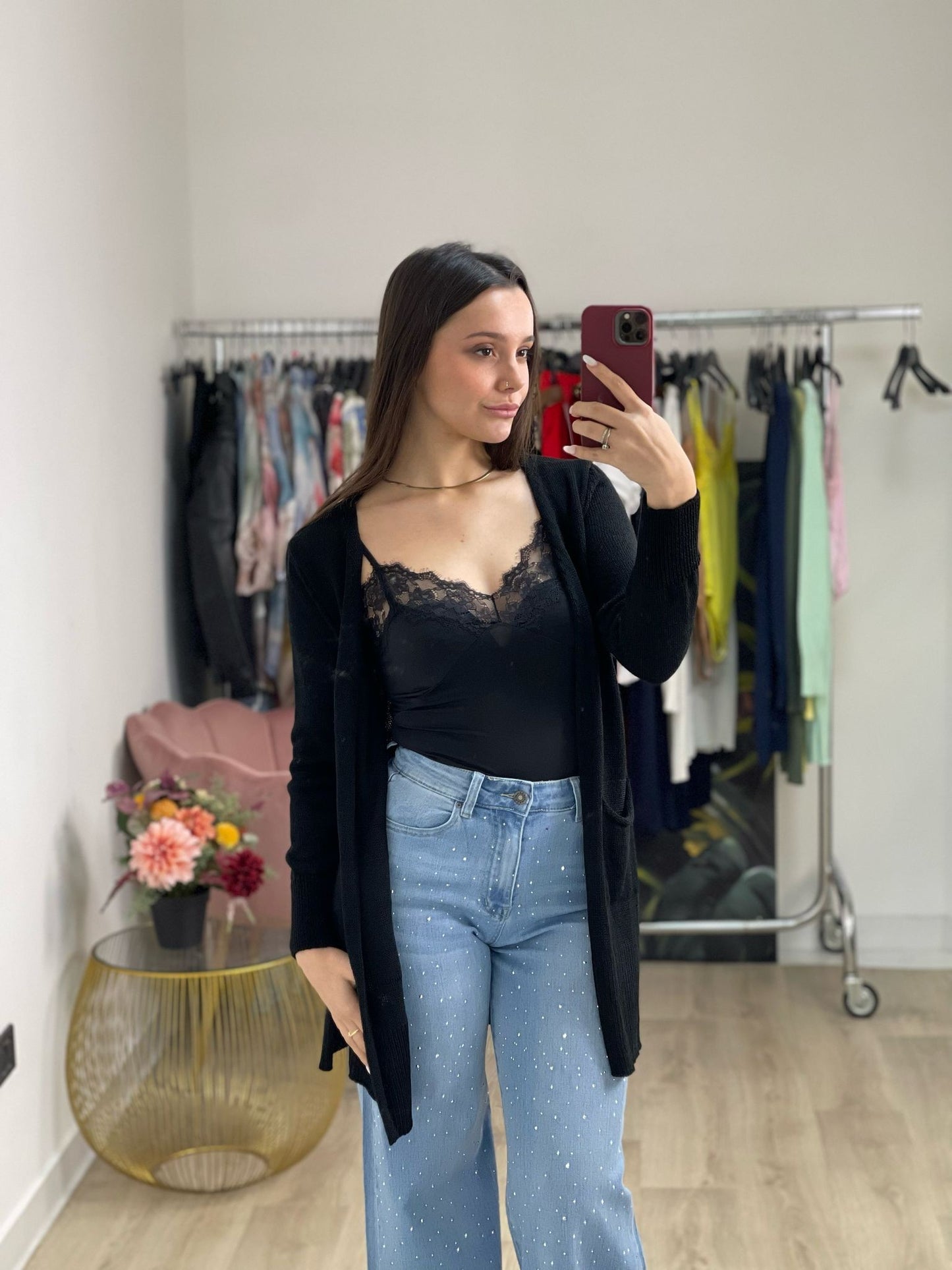 Body canotta pizzo