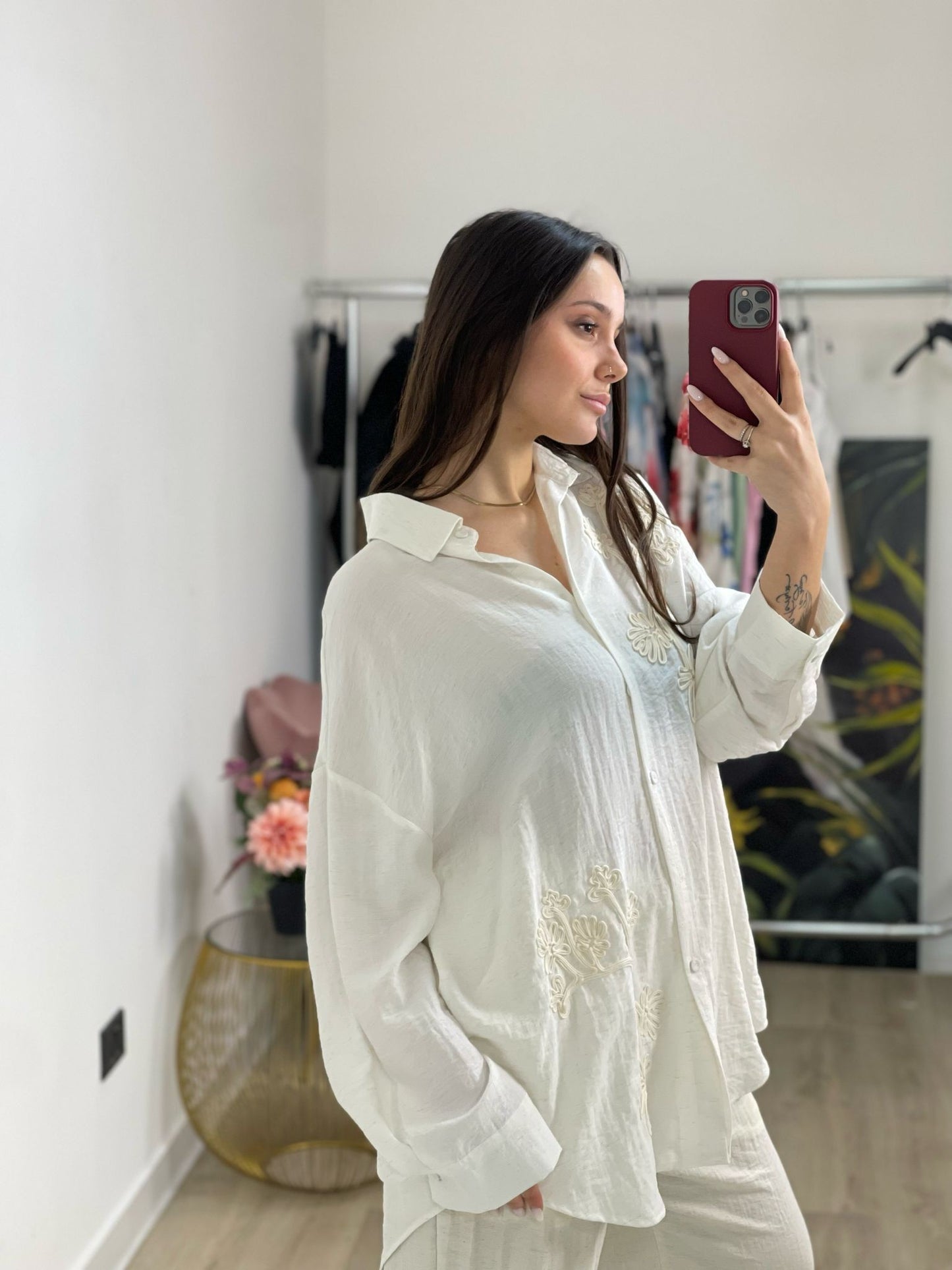 Camicia lunga lillo