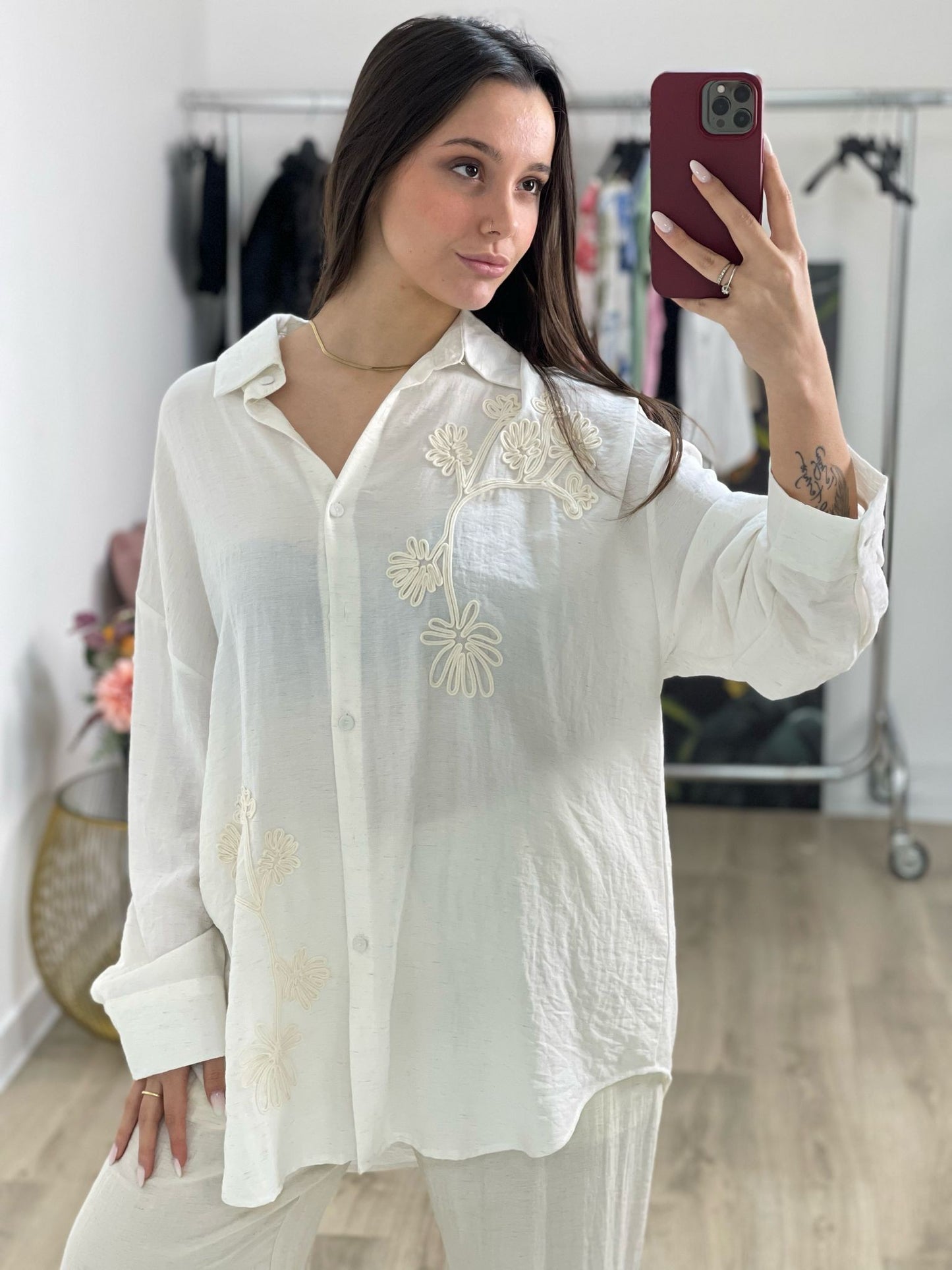 Camicia lunga lillo