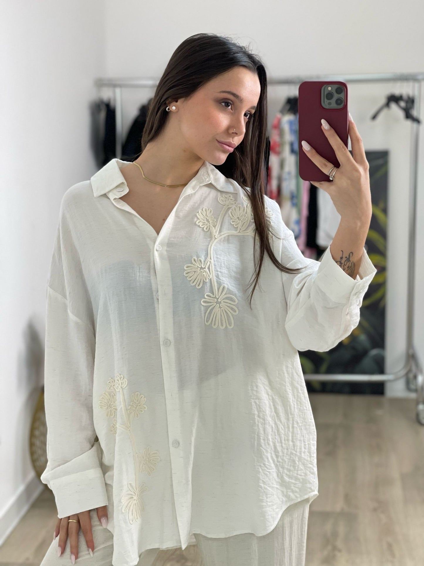 Camicia lunga lillo