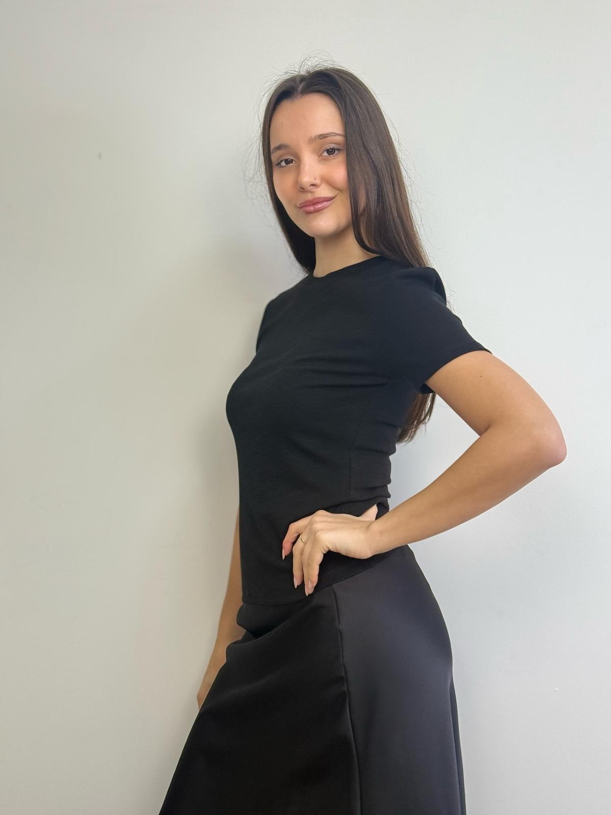 T-shirt a costine Lumina