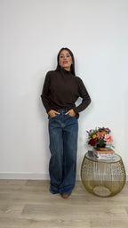 Maglione a Collo Mock