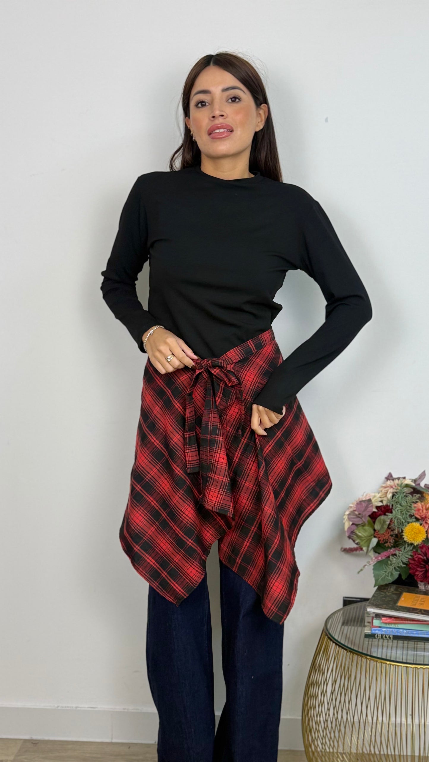 Camicia finta in vita