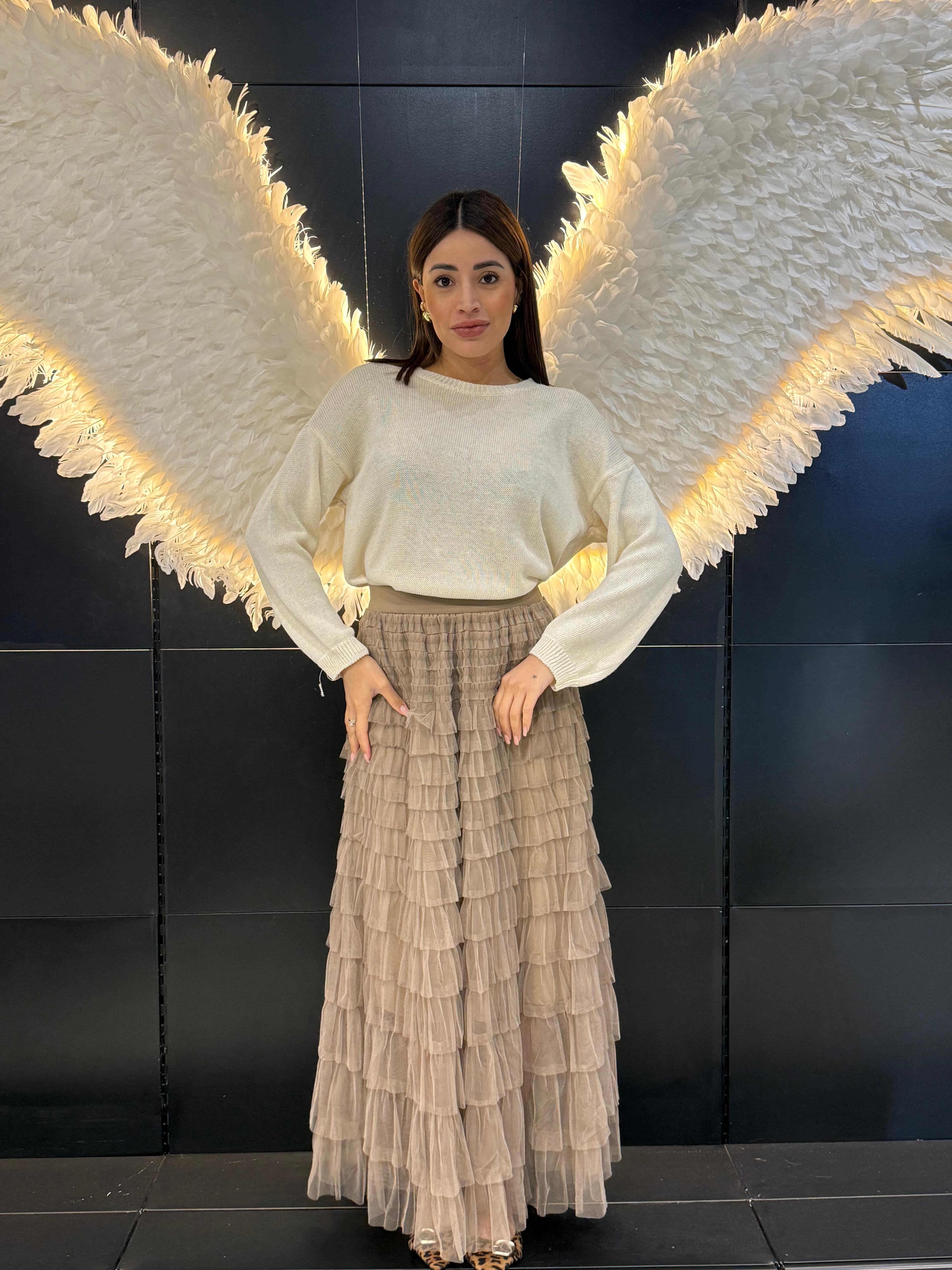 Maglia Primaverile Girocollo Cotone