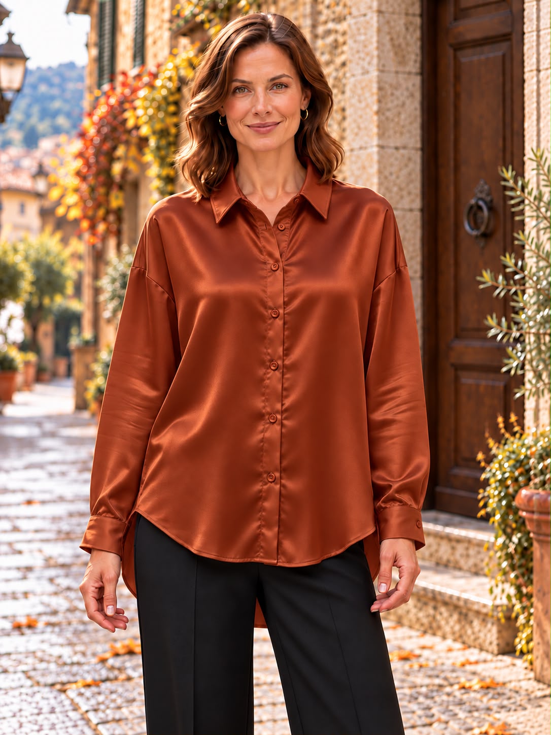 Camicia Simple Raso