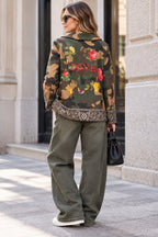 Giacca Blazer Camouflage Garden