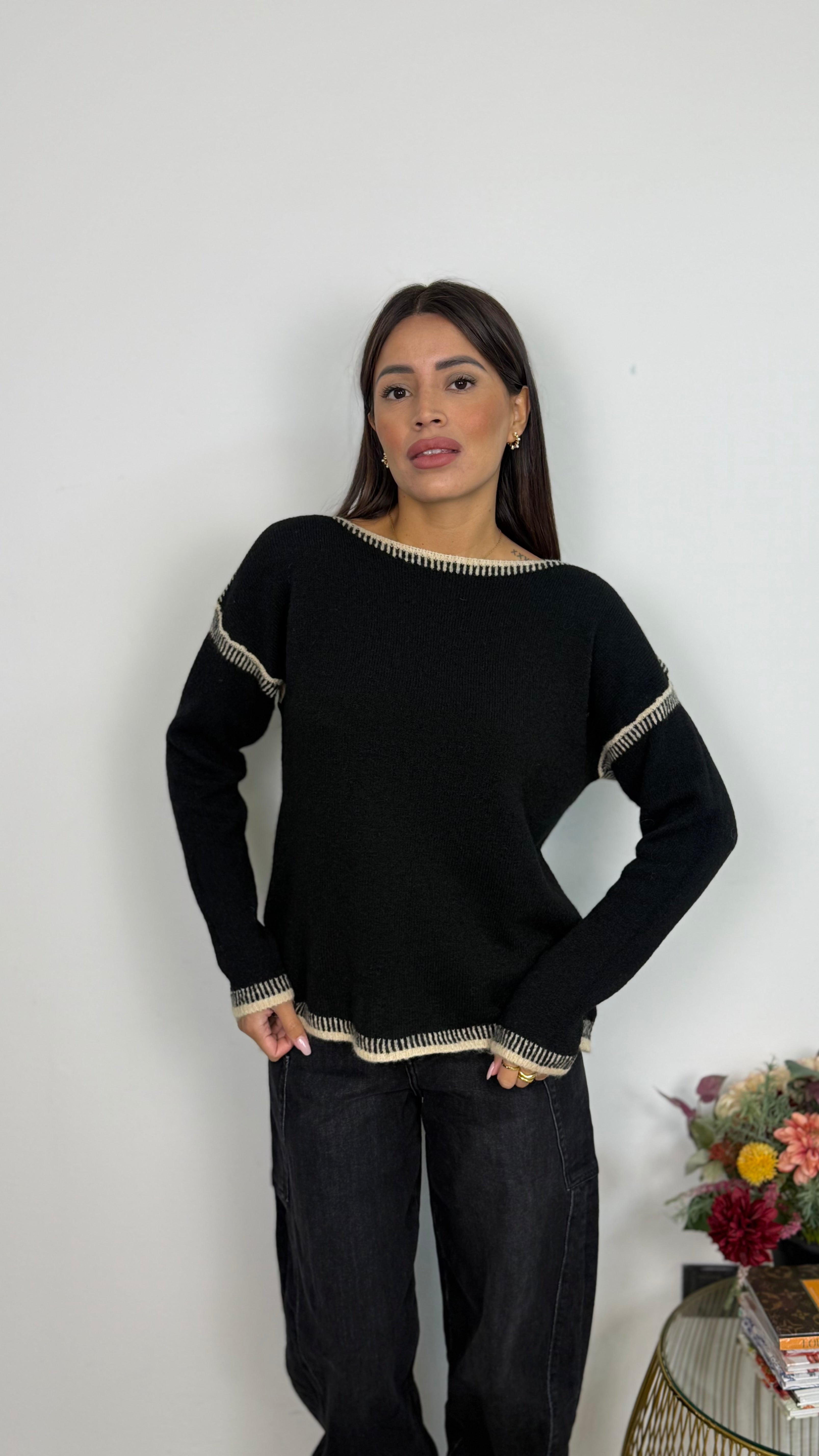 Maglione Bicolore