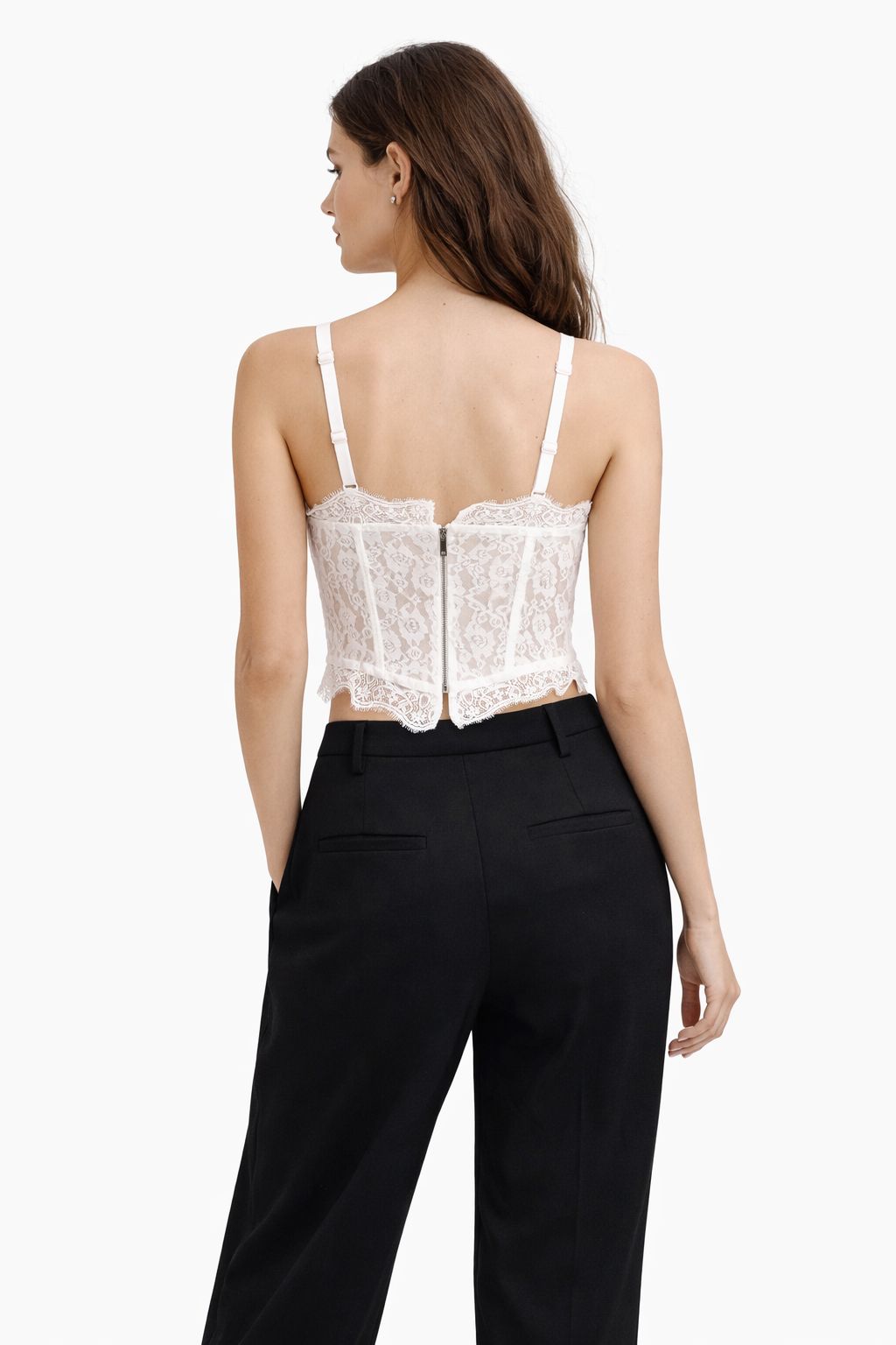 Corsetto Bottoni Design con Chiusura a Cerniera