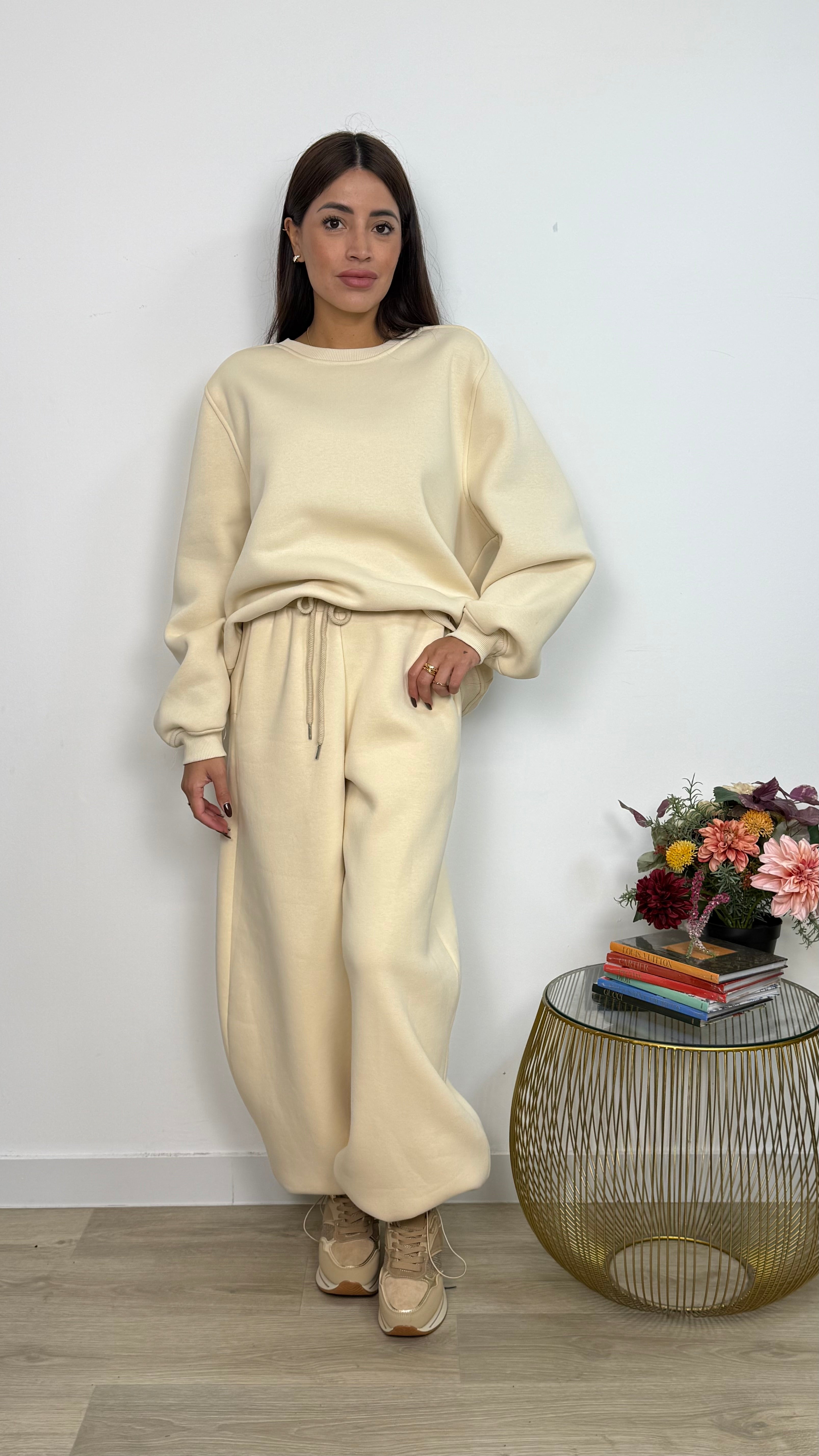 Pantalone Jogger felpato Lumina