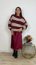 Maglione Morbido a Righe