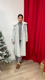 cappotto con pelo removibile