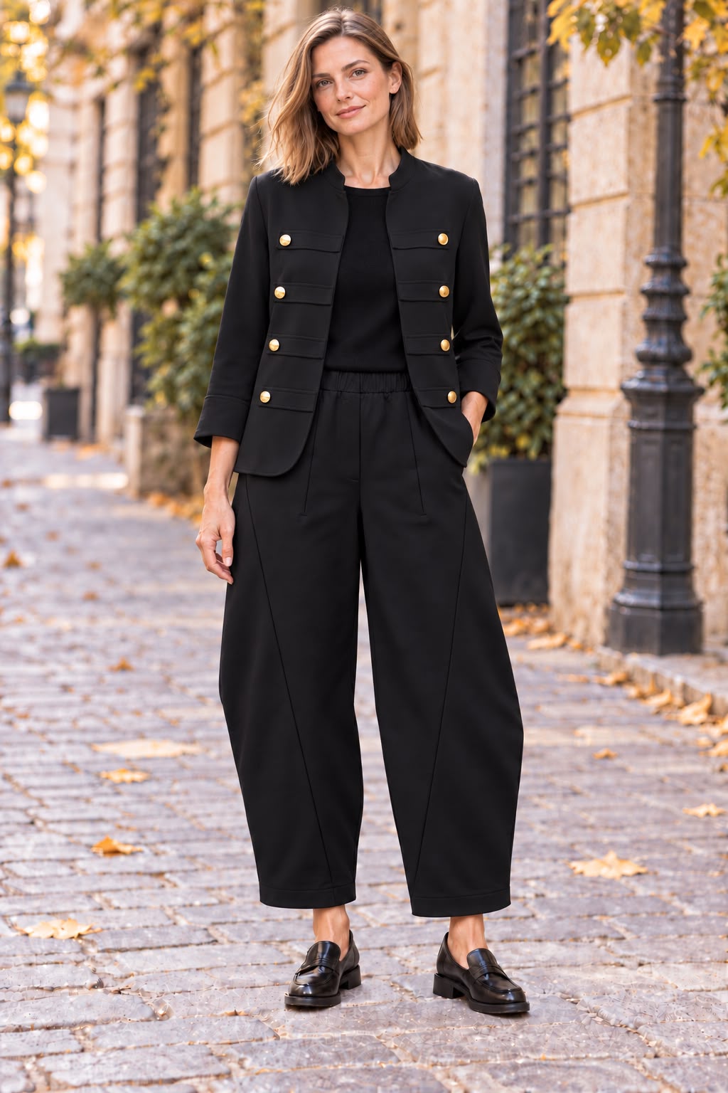 Pantalone Elasticizzato Balloon Corto