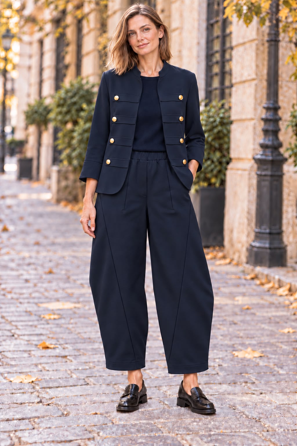 Pantalone Elasticizzato Balloon Corto