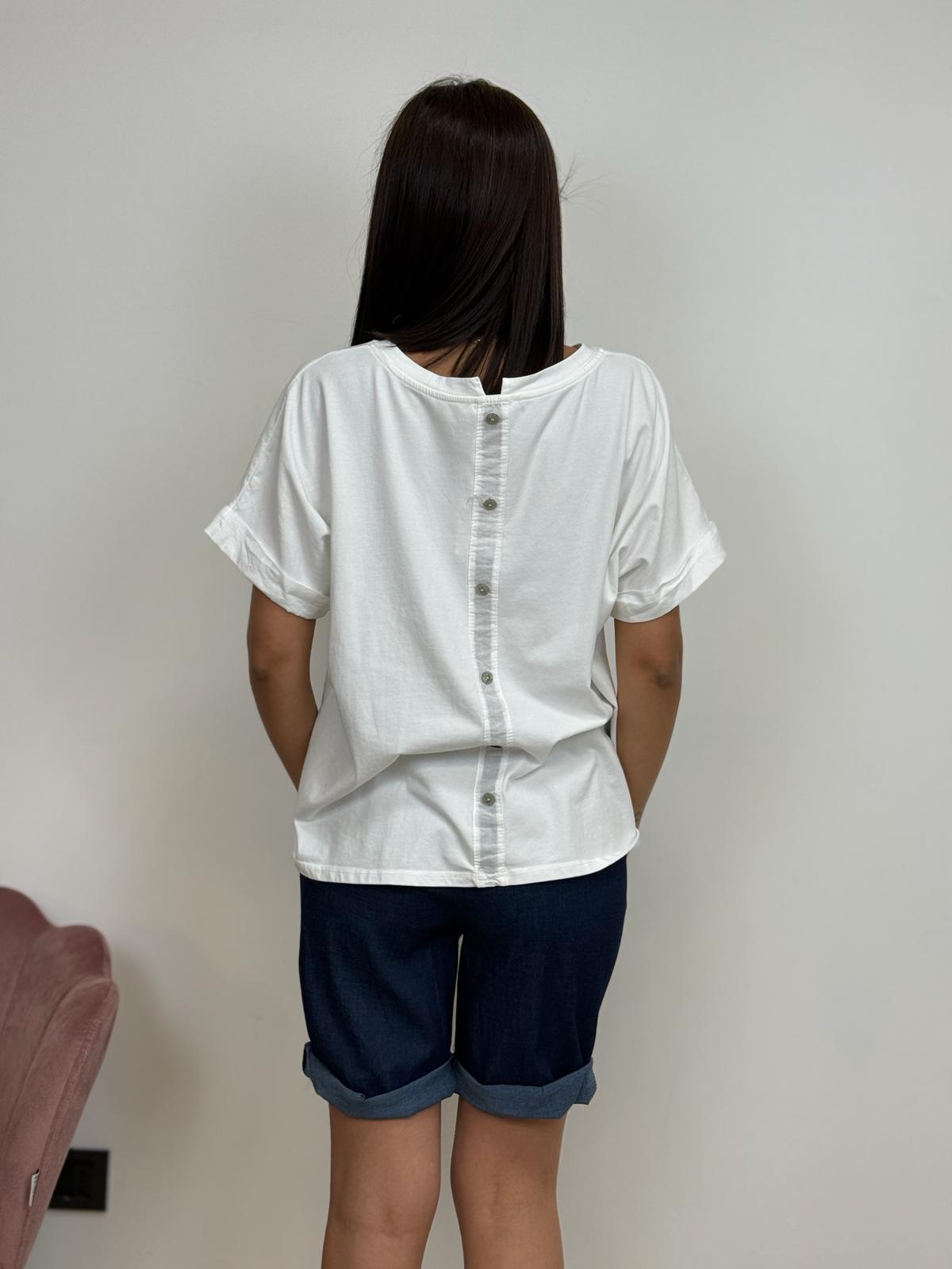 Maglia Simple con Retro a Bottoni