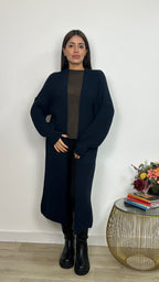 CARDIGAN LUNGO IN MAGLIA