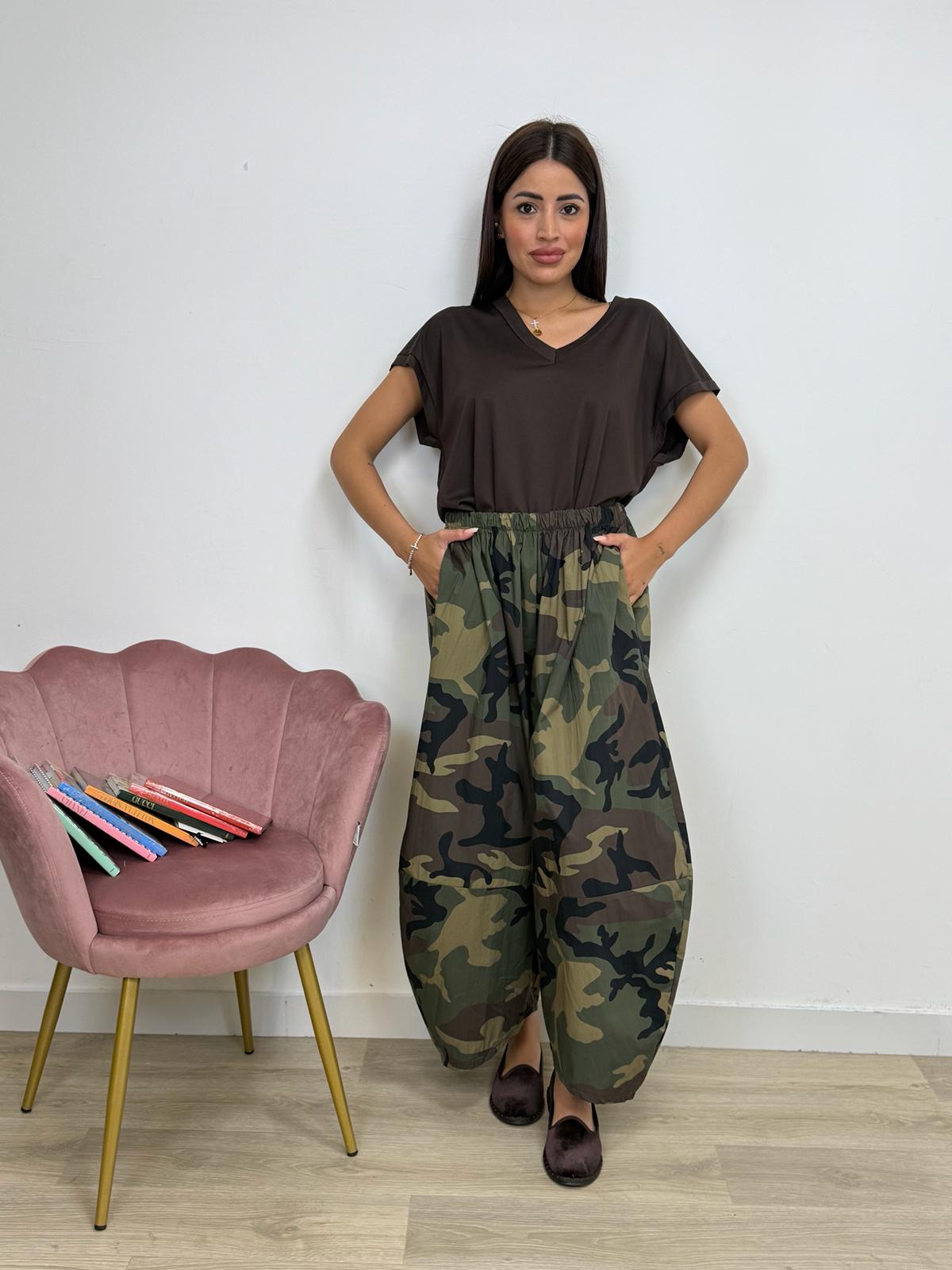 Pantalone Palloncino  Militare Estiva
