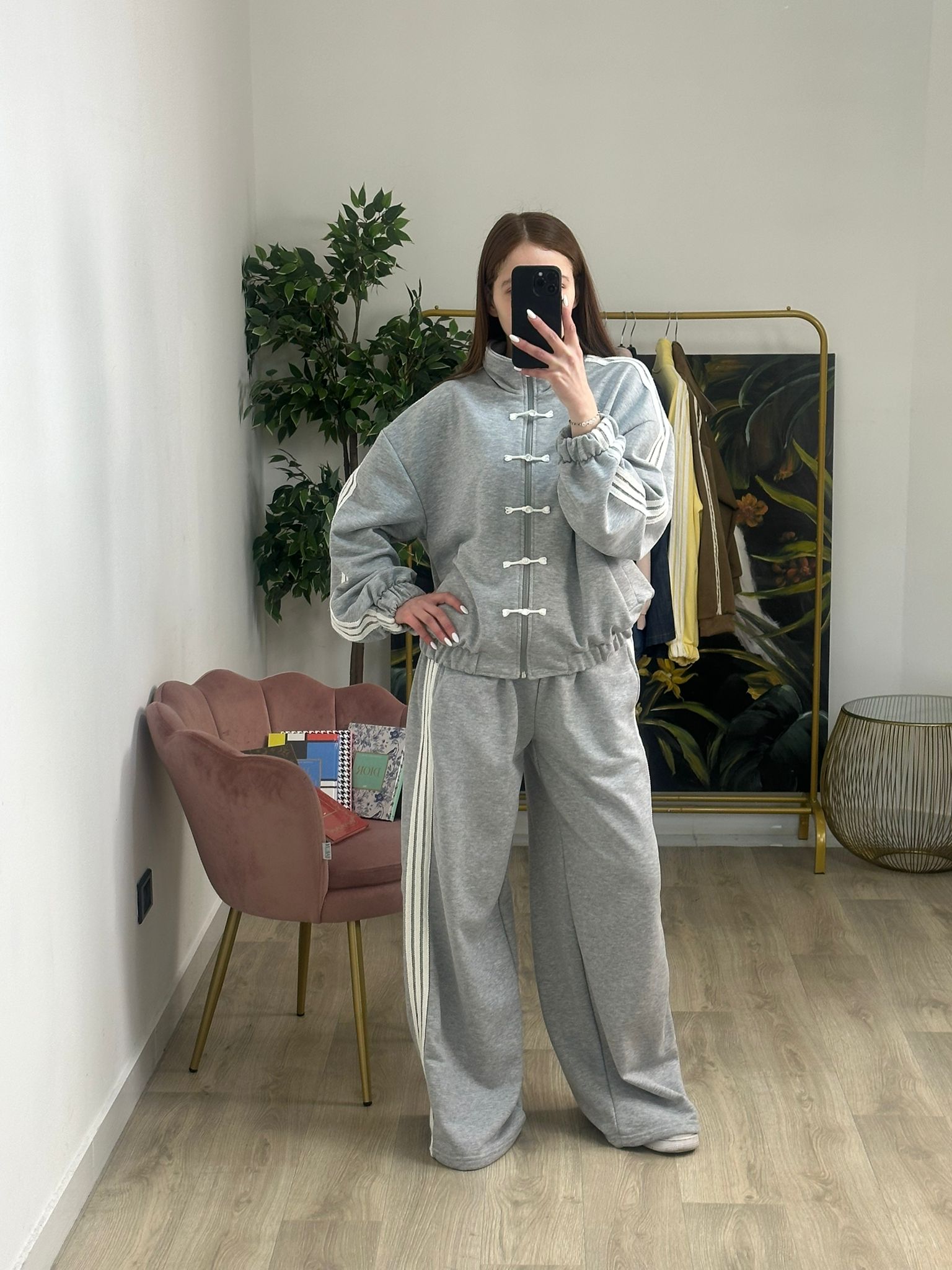 Pantalone Tuta Palazzo Elasticizzato