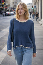 Maglia Bicolore misto cotone
