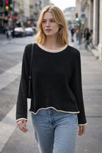Maglia Bicolore misto cotone