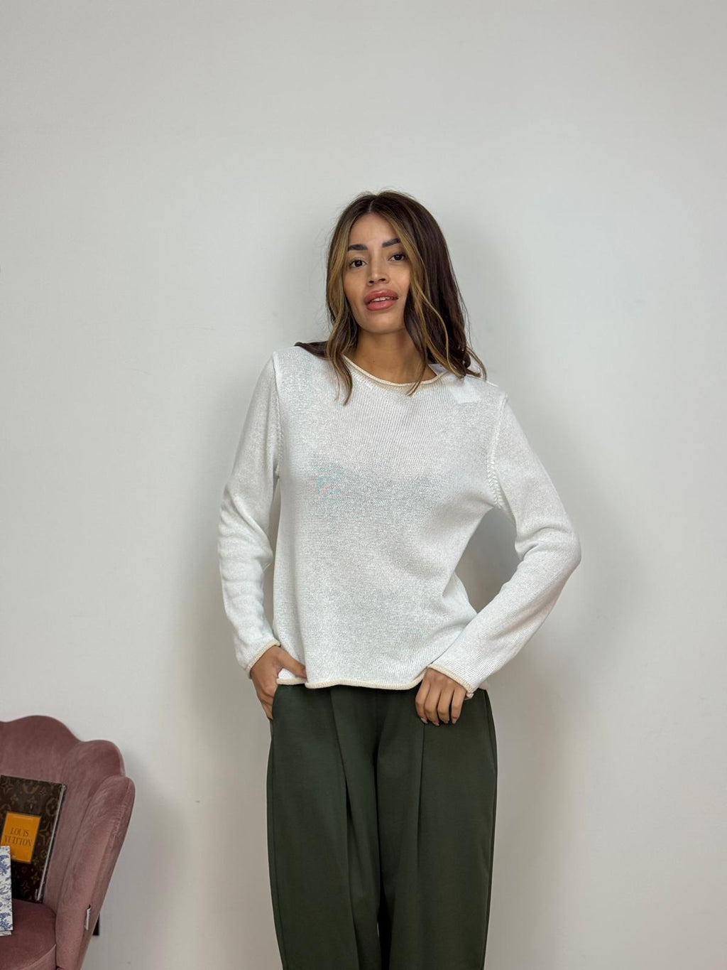 Maglia Bicolore misto cotone