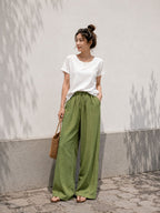Pantalone a palazzo in Lino