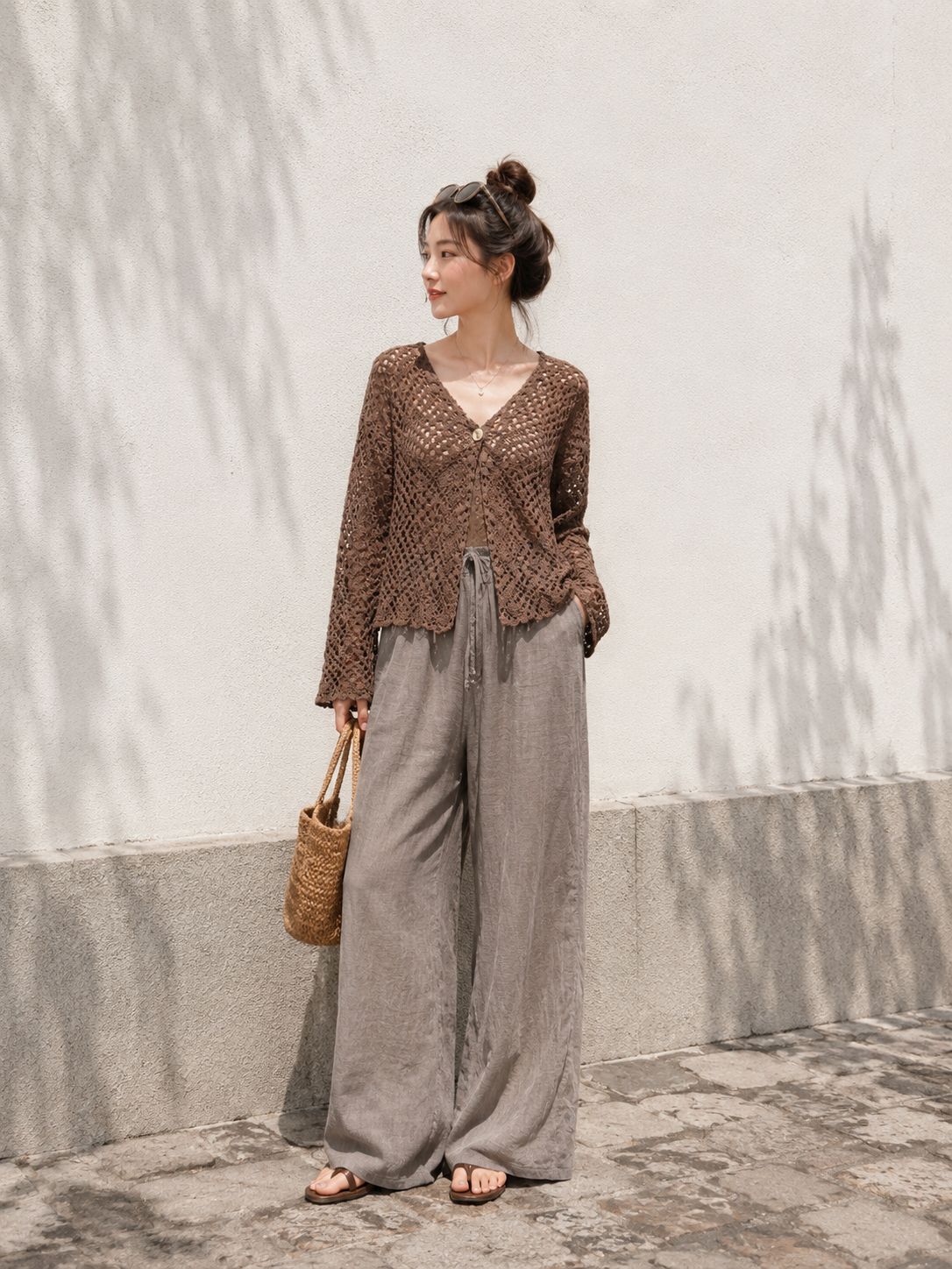 Pantalone a palazzo in Lino