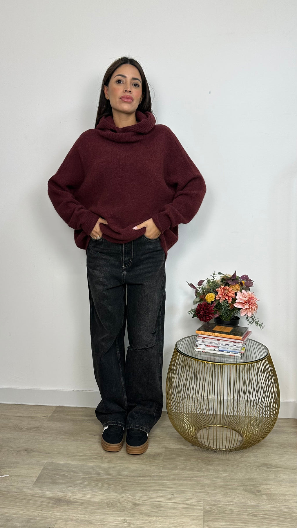 Pulllover con cappuccio Lumina