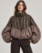 Bomber in paillettes chic