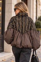 Bomber in paillettes chic