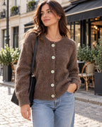 Maglione Chiusura a Bottoni