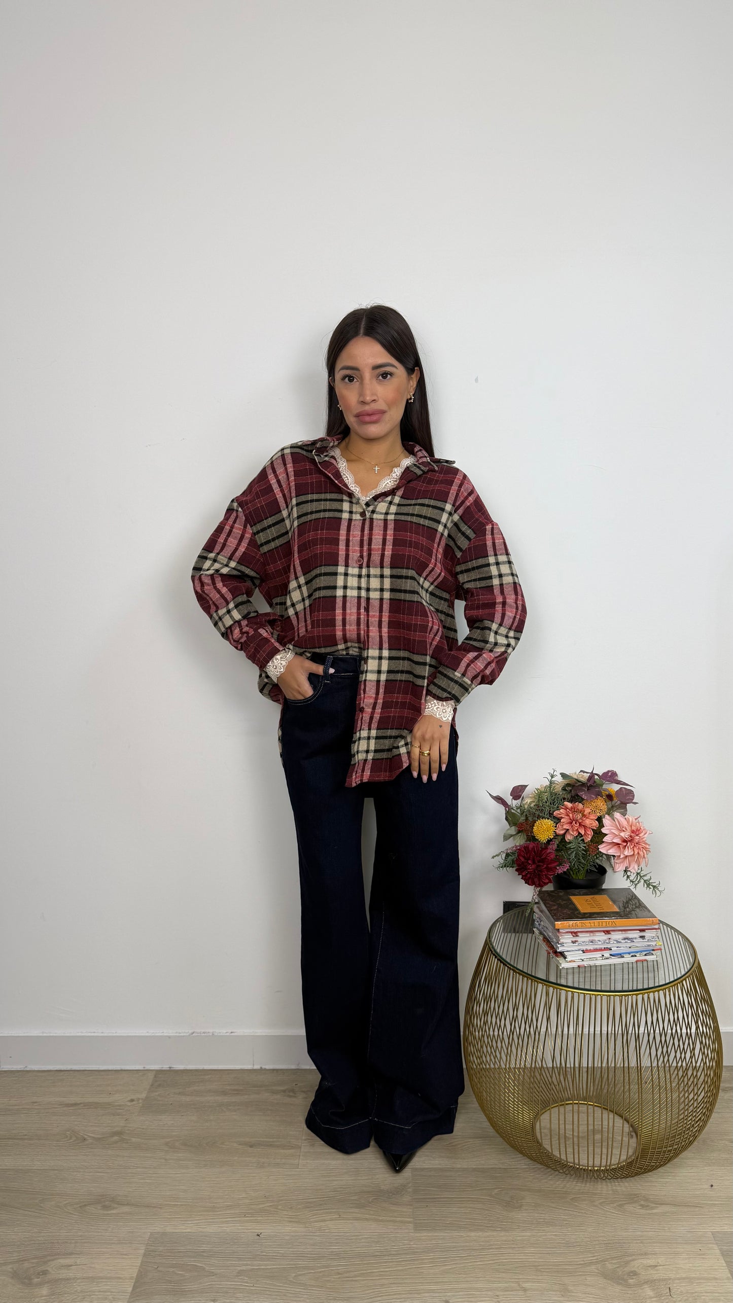 Camicia Over a Quadretti