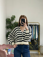 Cardigan a Righe